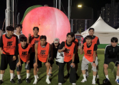 세종SA축구단, 조치원 복숭아 축제 봉사활동 참여